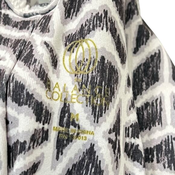 Balance Collection A-Line Activewear Dress Size Medium Black White - Picture 7 of 7